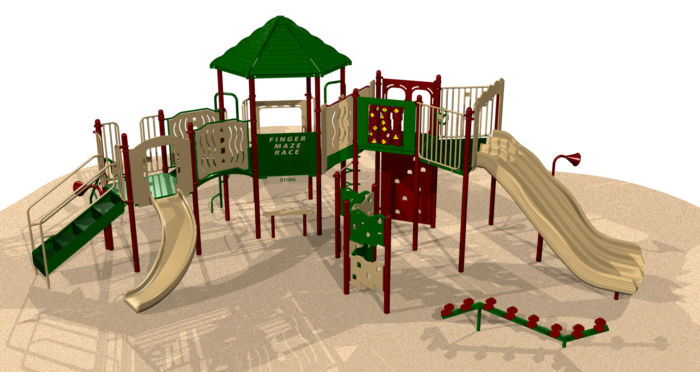 A large playground system with our most popular features