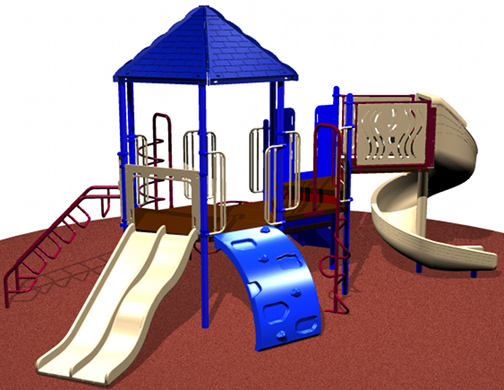 Commercial Playground for Ages 2-12