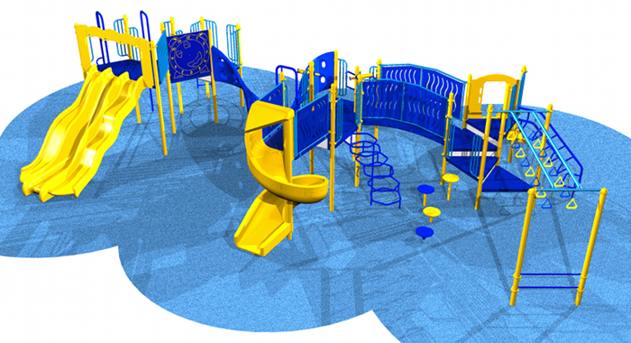 A dynamic kids playground system