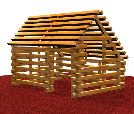 Climber Playhouse - Wood