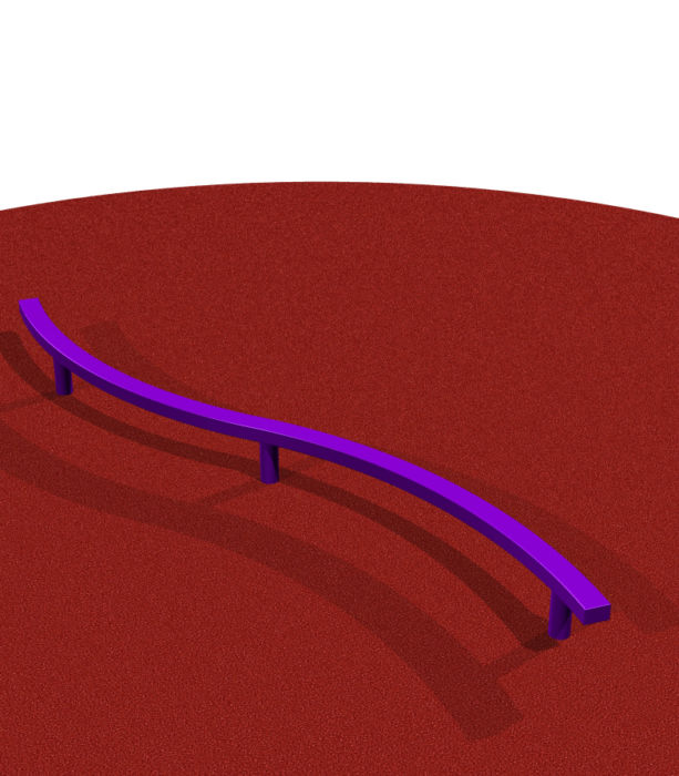 Curved Balance Beam #80710 Curved Balance Beam