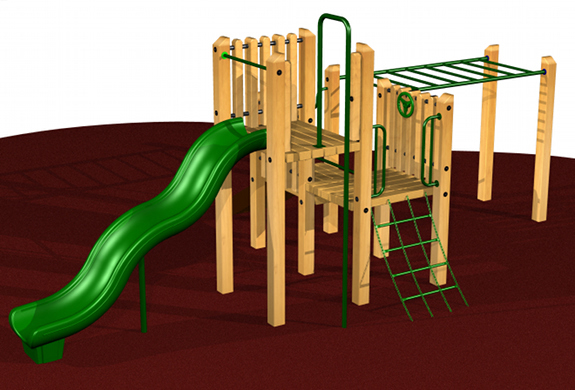 Small Wooden Playsystem #2606