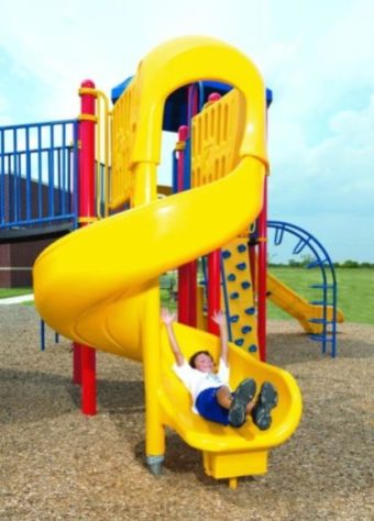 360° Spiral Playground Slide