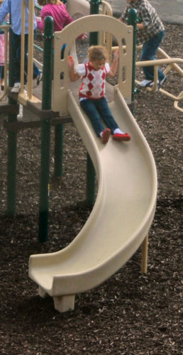 Quarter-Turn Playground Slide