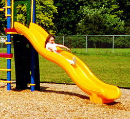 Wave Shaped Playground Slide