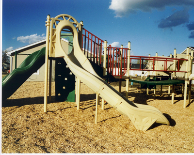 Customizable Twister Playground Slide