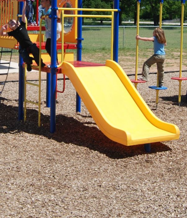 Wide, Triple Rail Slide for Ages 2-5