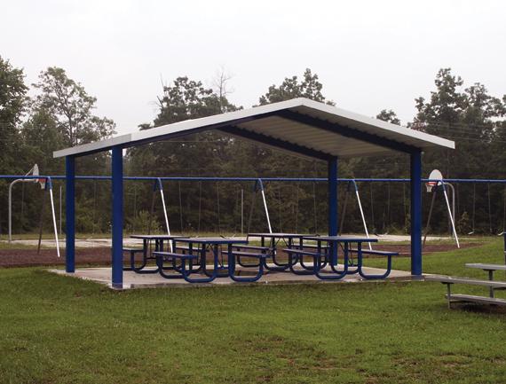 Steel Roof Park Shelter for Sale