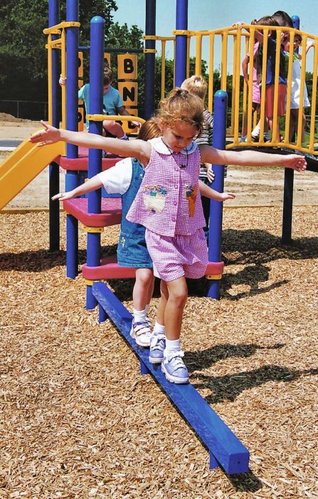 Straight Playground Balance Beam