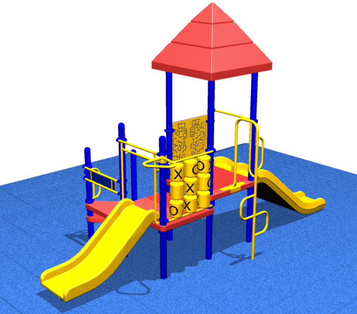 Popular Playground system with various play activities for kids