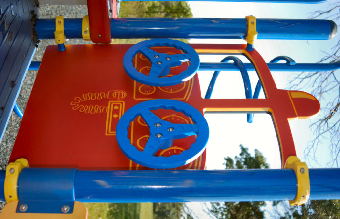 Fire Truck Driver Playground Panel