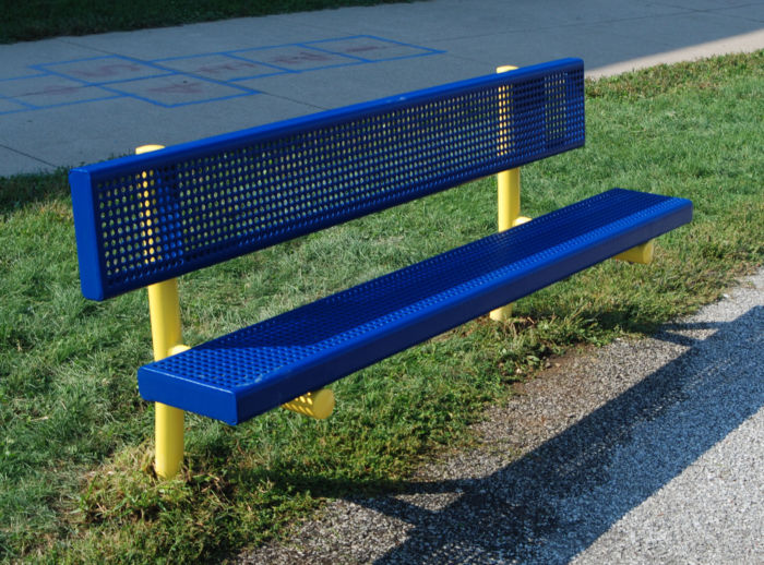 Custom 8ft Playground Bench for Sale