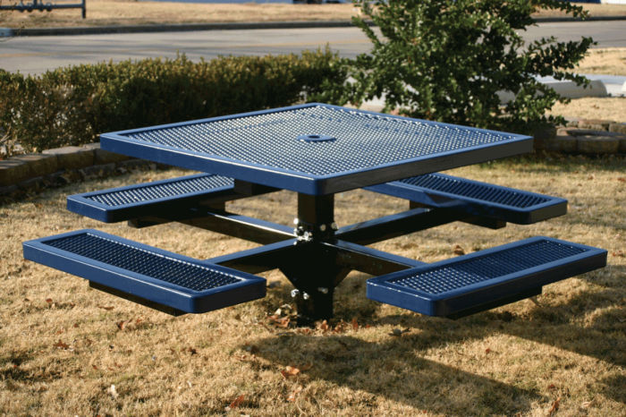 Pedestal-Style Picnic Table for Parks & Playgrounds