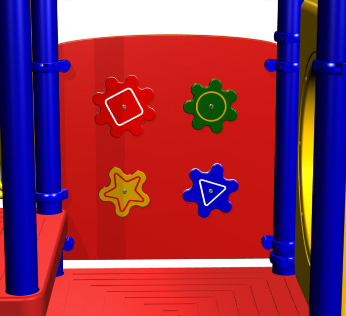 Teddy Bear Playground Spinner Panel