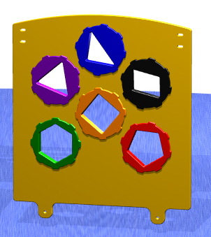 Shapes Spinner Playground Panel