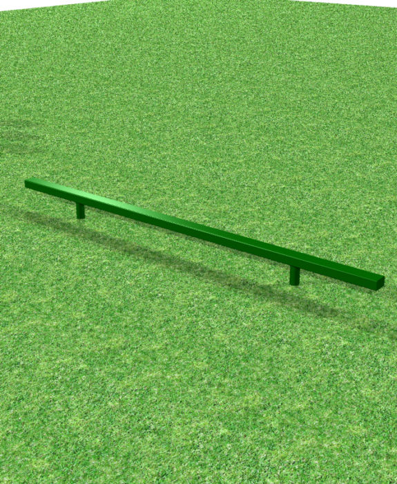 Green Balance Beam