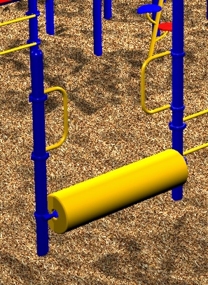 Log Roll insert for playground