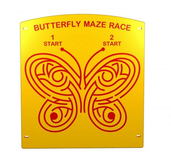 Butterfly Finger Maze Race Panel