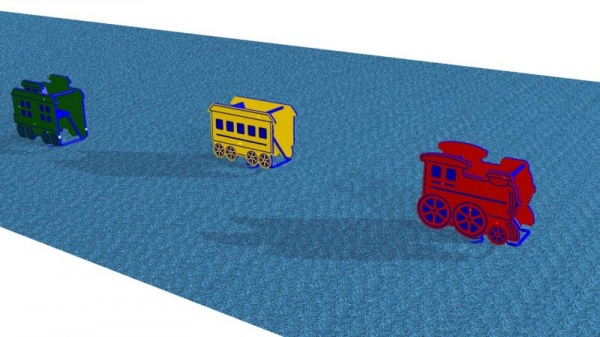 Spring Rider for Kids - Train Car