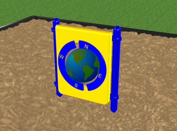 Durable Playground Globe Panel