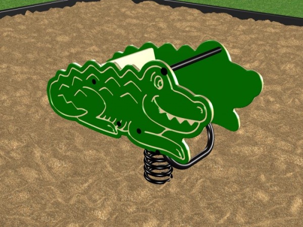 Spring Crocodile Playground Rider