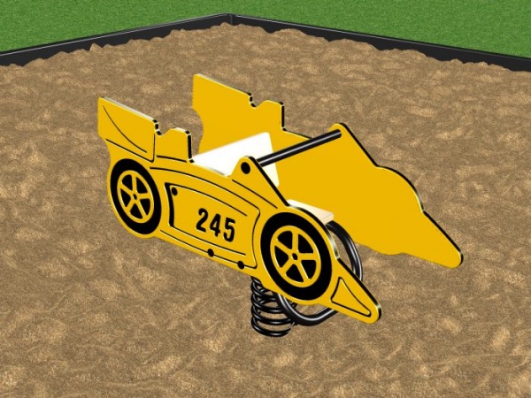 Spring Race Car Playground Rider