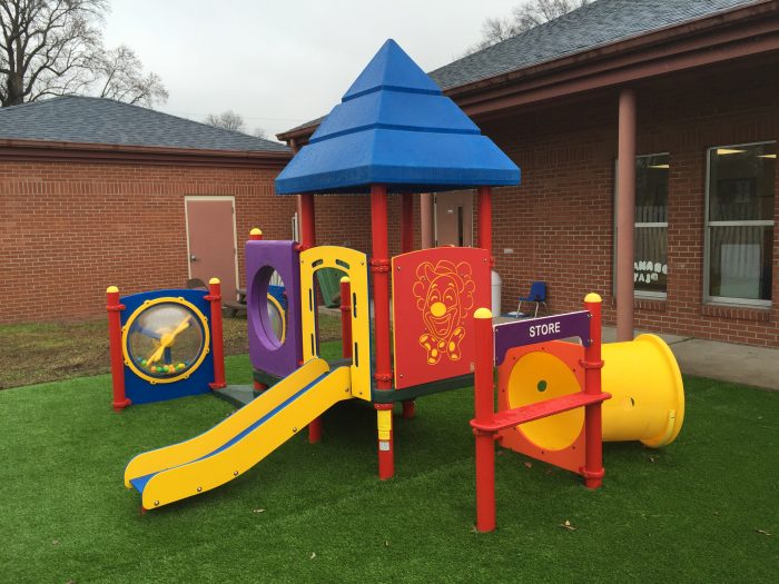 playground with turf