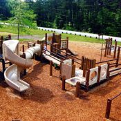 EWF surfacing on playground