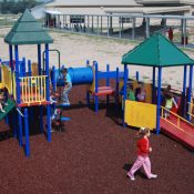 outdoor school playground bridge city design