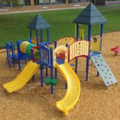school playground view